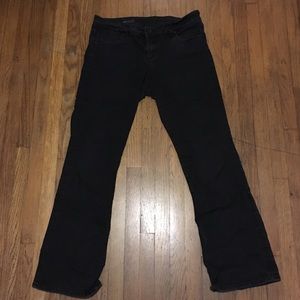 Kut from Kloth black on black Stretch jeans Sz 12